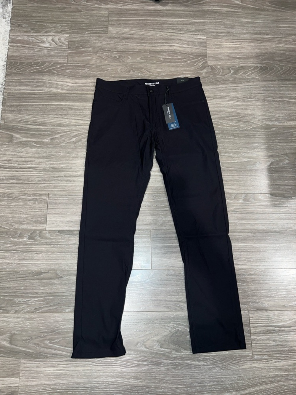 Kenneth Cole Black Slim Mobility Tech Pants